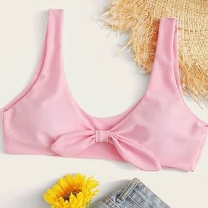 Pink bathing suit top